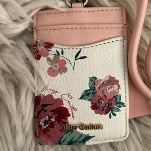 New Juicy Couture Floral lanyard